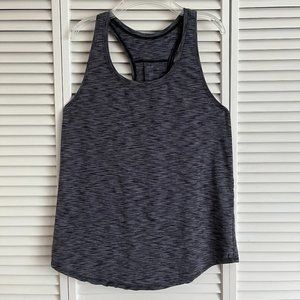 Lululemon Love Tank *Pleated Black & grey fits size 8 rare